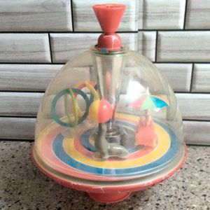 Vintage LBZ Hand-Plunger Style Spinning Top